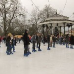 Ice skating at Winter Wonderland 2011